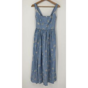 unknown brand Dress-Light Blue Multi